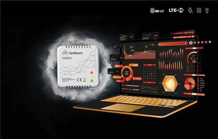 Schimmelprävention und mySentinum Dashboard mit Febris SCW NB-IoT/LTE-CAT-M1 Schimmelwächter image