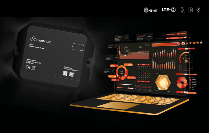 Asset Tracking mit mySentinum Dashboard und Juno IP69k Tracker Cellular image
